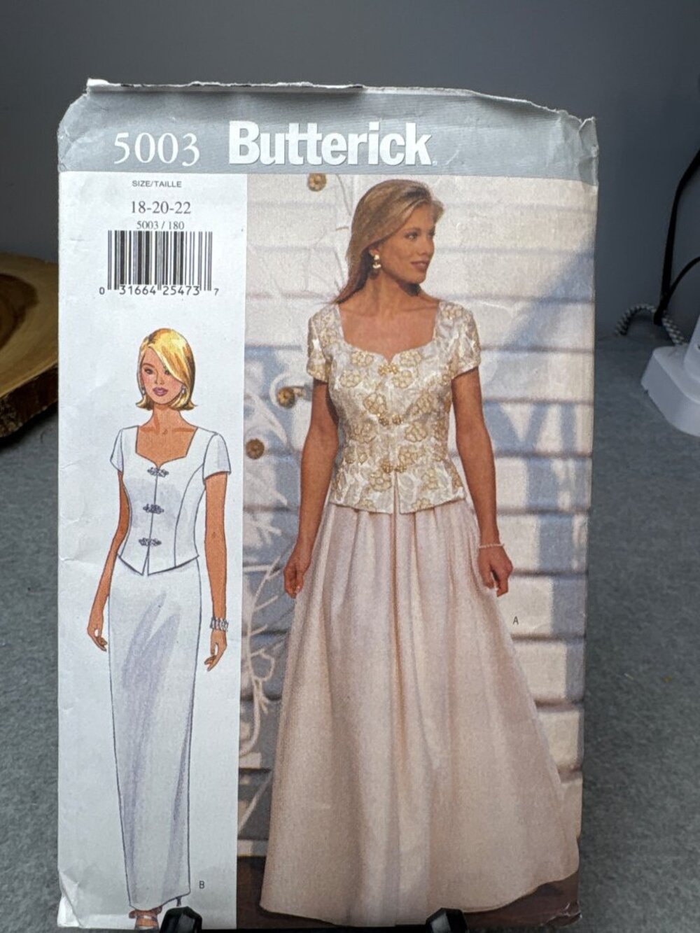 Butterick 5003 Misses Shirt Skirt Sewing Pattern Size 18 20 22 Uncut 1990s